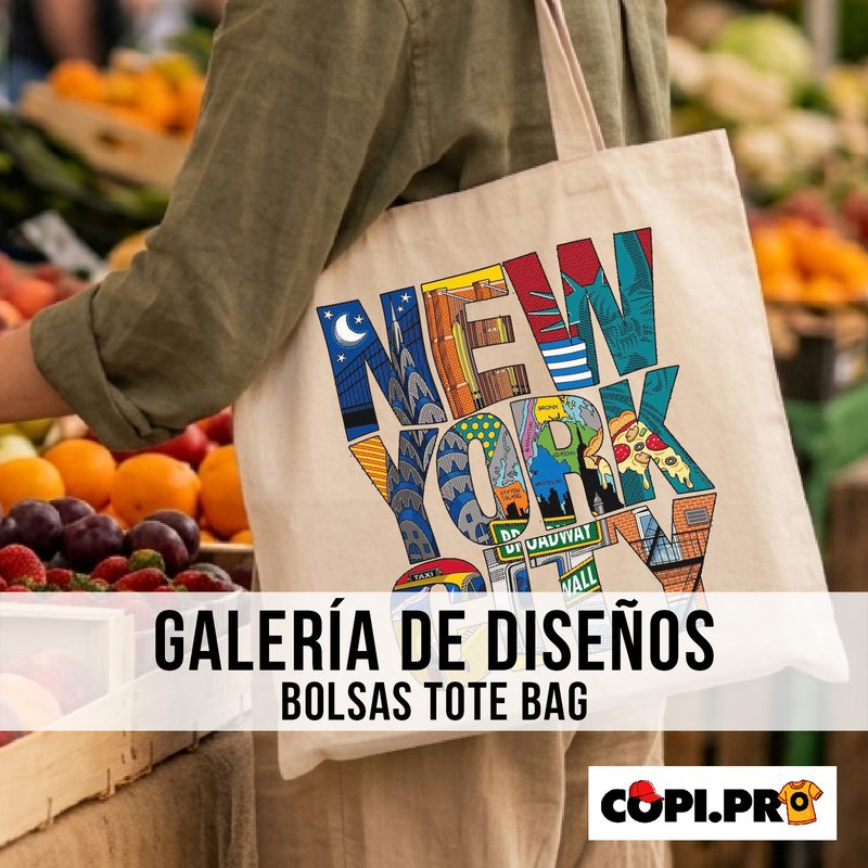 Bolsa tote bag con diseño de nuestra galería