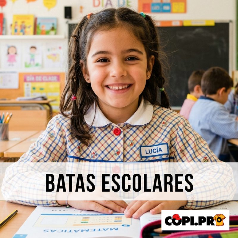 Batas escolares con diseño propio