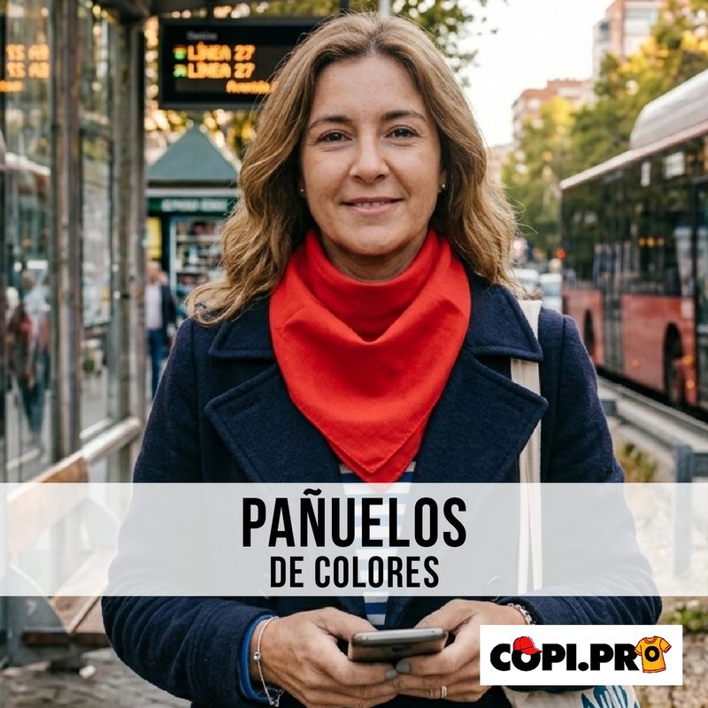 Pañuelos de algodón con diseño propio