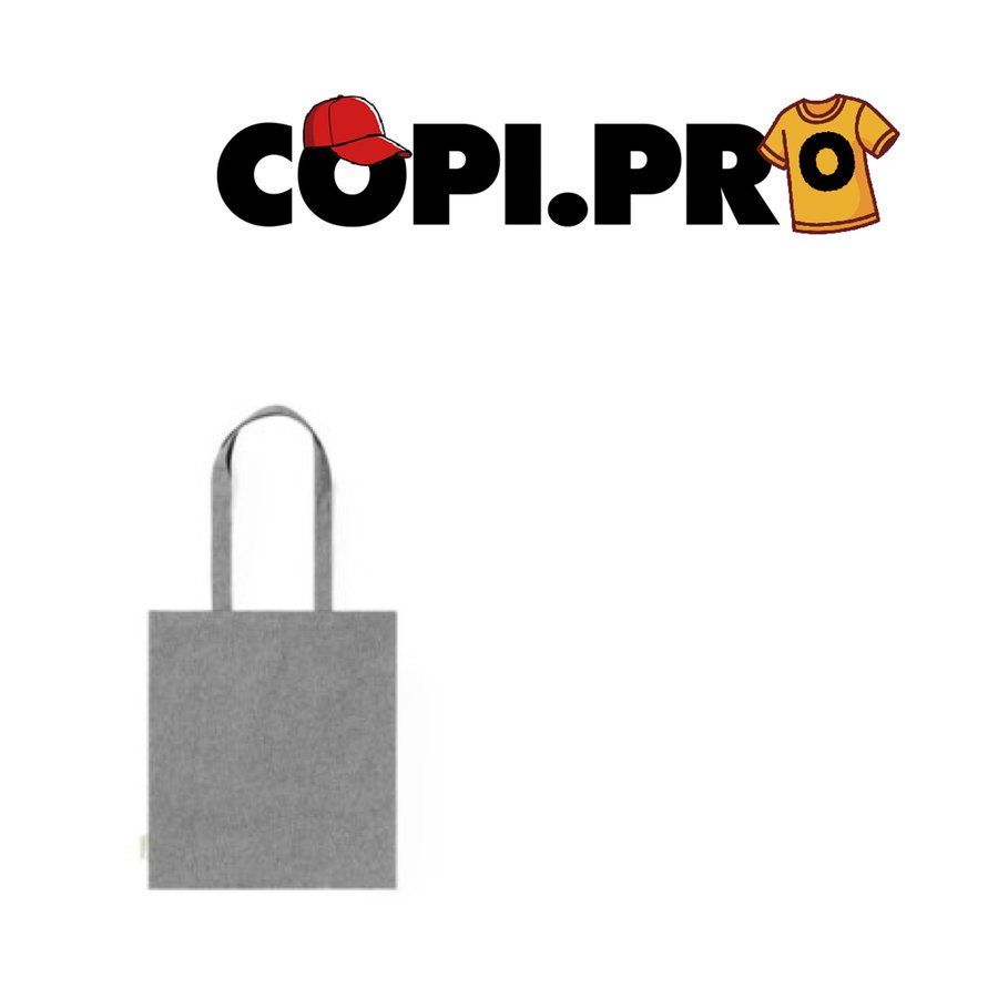 Bolsa de tela personalizada Asa Larga Eco (Algodón Reciclado) 140gr