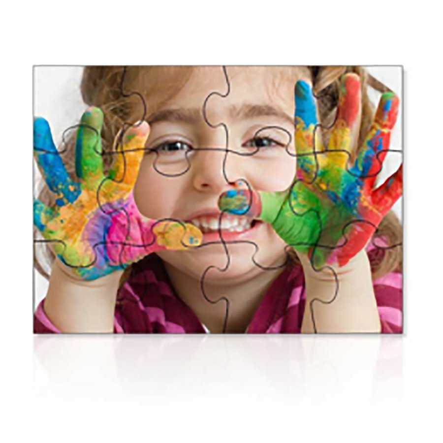 Puzzle de cartón personalizado Infantil, 12 Piezas
