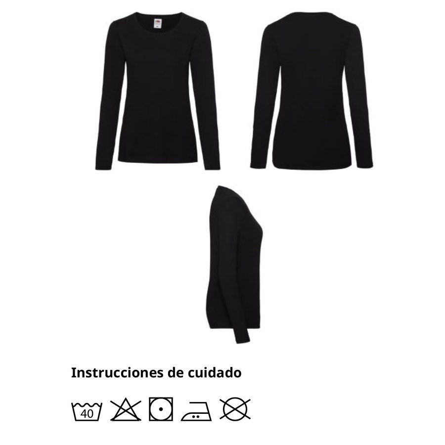Camiseta personalizada para mujer Queen Manga Larga 165gr
