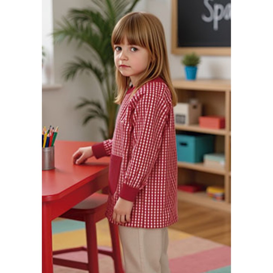 Bata infantil manga larga personalizada Garden 150gr